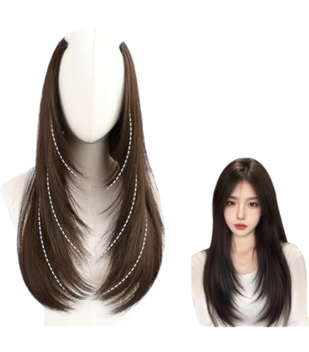 Amazon.co.jp: [TefuRe] エクステ ヘアエクステンション ヘアエクステ